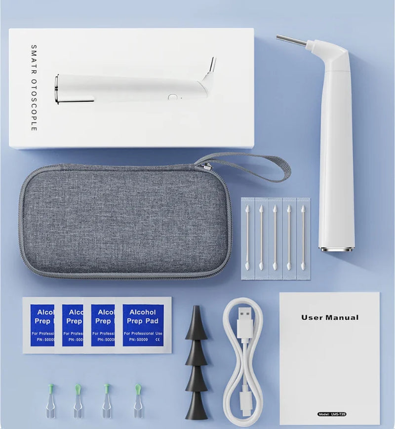 WIFI Digital Otoscope Ear Camera 3.9Mm Ear Cleaning Inspection Camera Ear Wax Removal Tools for Iphone Android