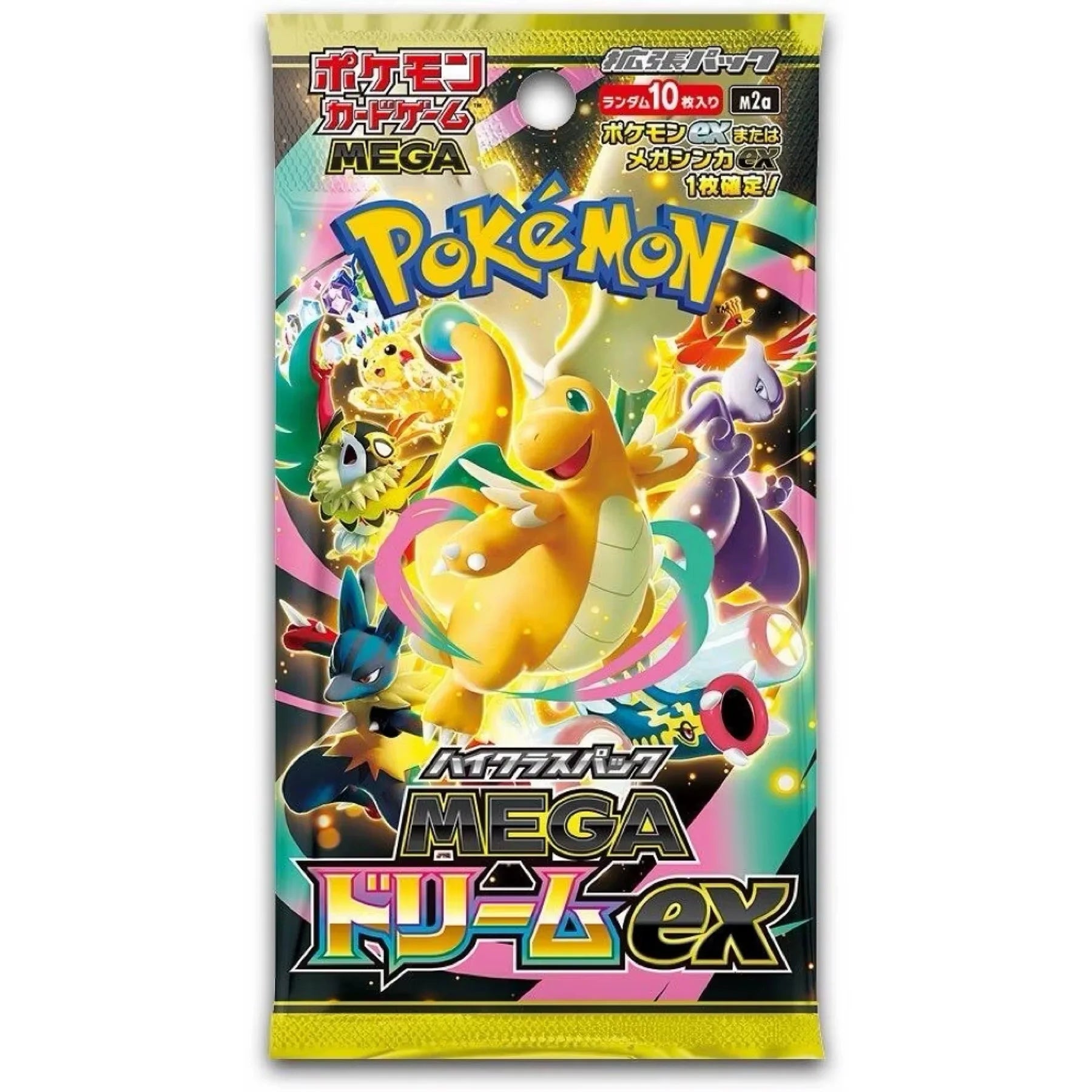 Genuine M2A Pokemon PTCG the Golden Ex Box Japanese Edition Cards Booster Pack M2A MEGA Japan Gold Box Trading Collectible