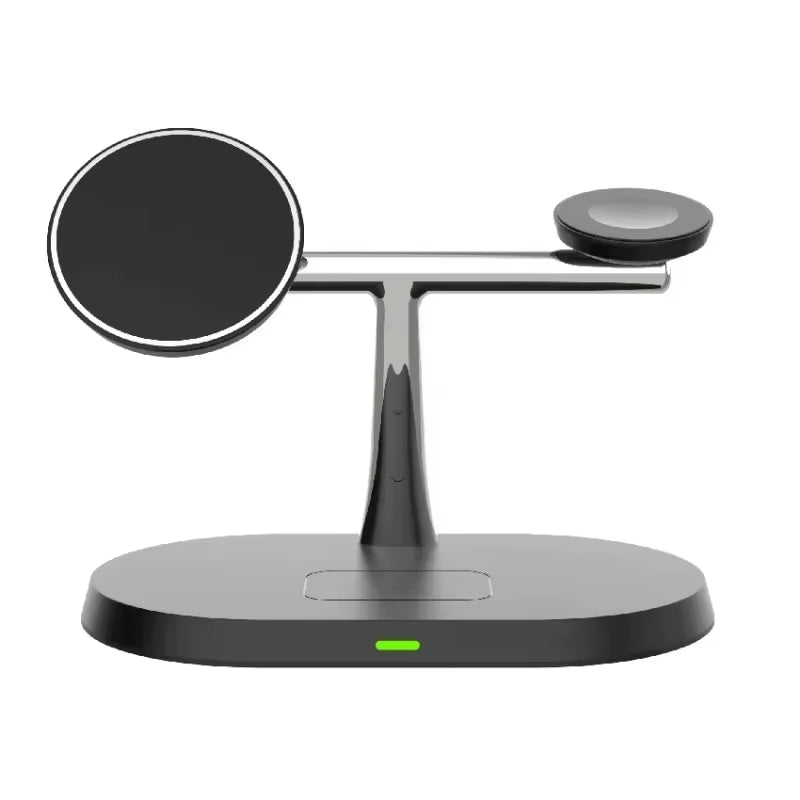 3 in 1 Magnetic Wireless Charger Stand for Magsafe Iphone 16 15 14 13 12 Apple Watch 8 7 Airpods Pro Fast Charging Station