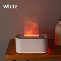 Flame Essential Oil Diffuser, Colorful Flame Diffuser Humidifier, 7 Colour Lights Noiseless Essential Oil Diffuser with Auto Off