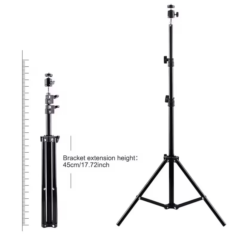 50Cm-160Cm Universal Portable Bracket for HY300 Mini Projector Tripod Stand Mount Max Load-Bearing 3.3 Pounds
