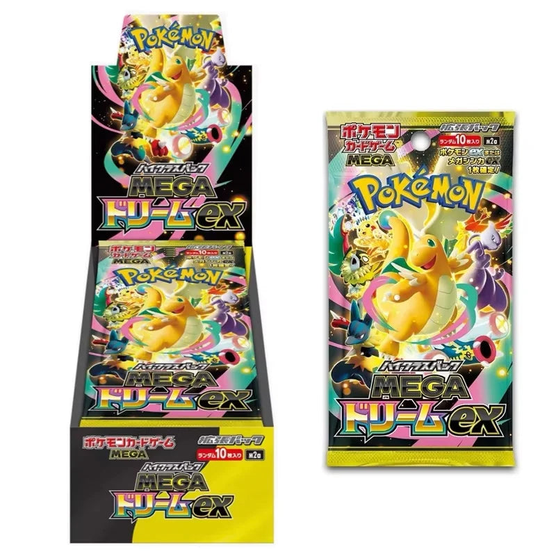 Genuine M2A Pokemon PTCG the Golden Ex Box Japanese Edition Cards Booster Pack M2A MEGA Japan Gold Box Trading Collectible