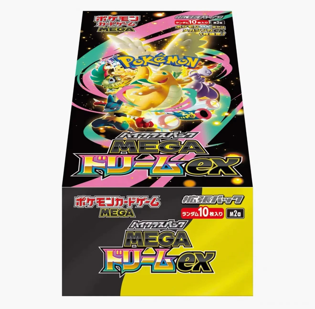 Genuine M2A Pokemon PTCG the Golden Ex Box Japanese Edition Cards Booster Pack M2A MEGA Japan Gold Box Trading Collectible