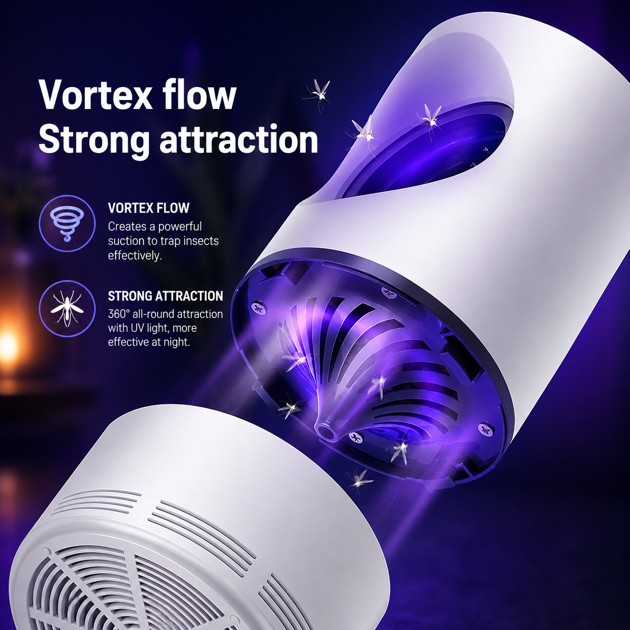 Mosquito Killer Lamp™ | Silent Mosquito Trap for Better Sleep