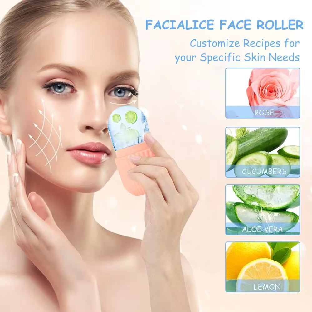 Ice Roller Facial™ | Depuff, Sculpt & Glow in 5 Minutes