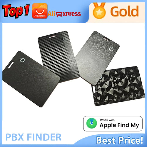 AIYATO Thin Wallet Card Tracker Wireless Charging GPS Smart Tag Air Tag Work for Apple Find My APP IOS Keys Suitcase Bag Locator