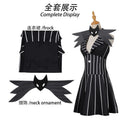 Black & White Striped Tailcoat Costume - Vexora Store