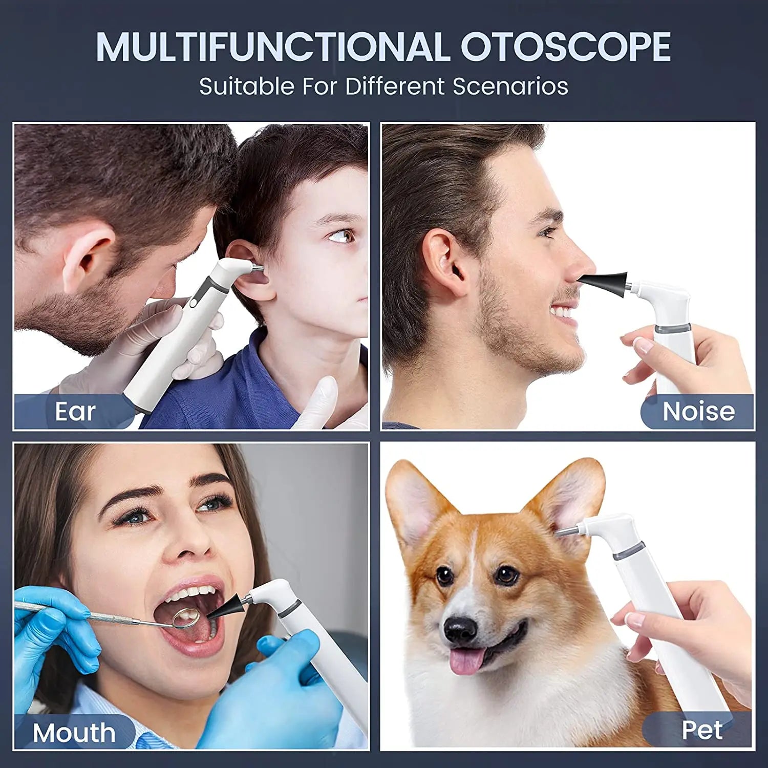 WIFI Digital Otoscope Ear Camera 3.9Mm Ear Cleaning Inspection Camera Ear Wax Removal Tools for Iphone Android