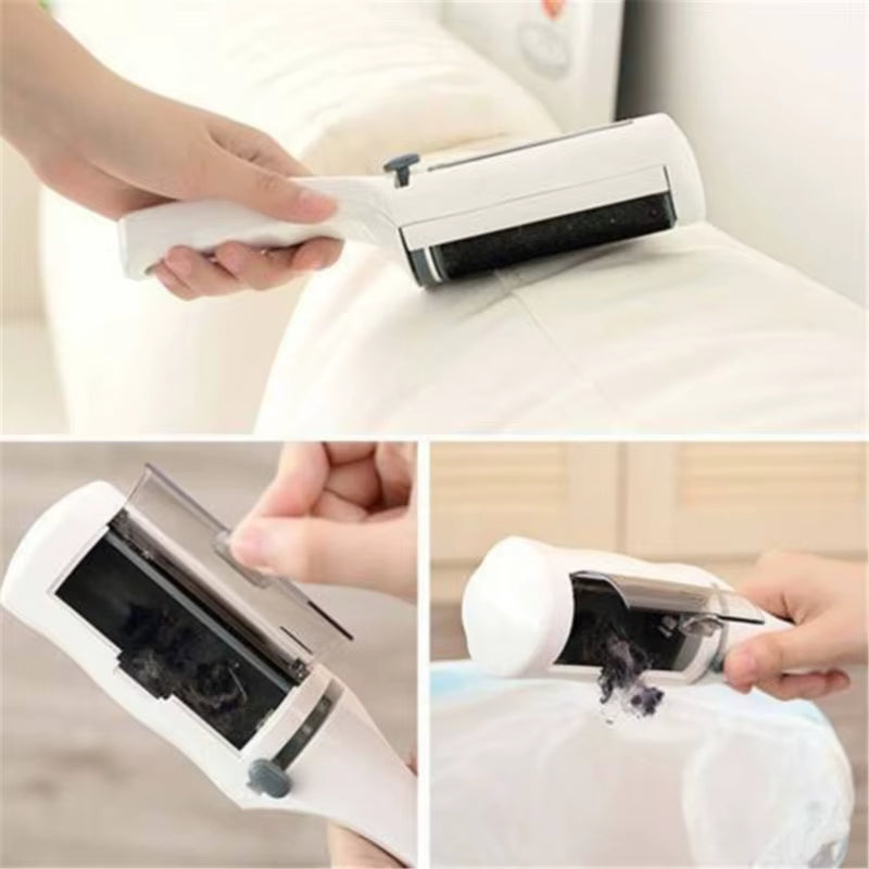 Electrostatic Static Clothing Dust Pet Hair Cleaner Remover Brush Dog Cat Hair from Furniture Self-Cleaning Lint Pet Hair Remove